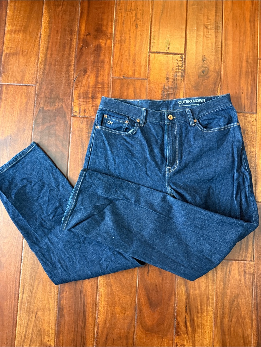 Outerknown Men's Indigo Straight Jeans
